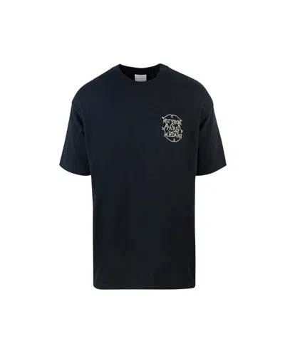 Drôle De Monsieur T Shirt Slogan Tresses Nera In Black