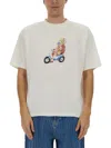 Drôle De Monsieur "golfeu" Print Crew Neck T-shirt