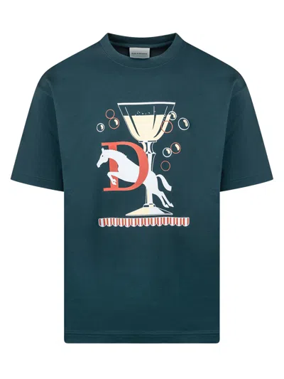 Drôle De Monsieur T-shirt With Print In Green