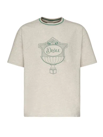 Drôle De Monsieur Drole De Monsieur T-shirts And Polos In Grey
