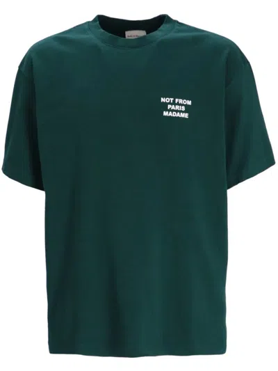 Drôle De Monsieur T-shirts And Polos In Green