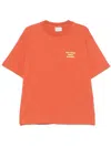Drôle De Monsieur Drole De Monsieur Le T Shirt Slogan In Orange