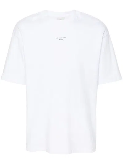 Drôle De Monsieur Drole De Monsieur Slogan Printed T-shirt Size M In Neutral