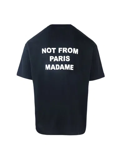 Drôle De Monsieur T Shirt Slogan Black