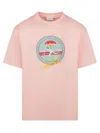 Drôle De Monsieur Graphic-print T-shirt In Pink