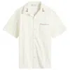 Drôle De Monsieur Drole De Monsieur 'piquee' White Cotton Shirt