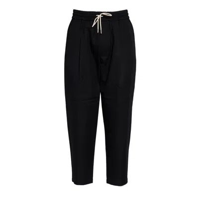 Drôle De Monsieur The Cropped Trousers In Black