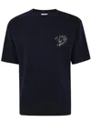 Drôle De Monsieur Drole De Monsieur Le T Shirt Slogan Esquisse In Blue