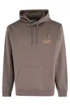 Drôle De Monsieur Cotton Sweatshirts In Brown