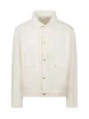 Drôle De Monsieur Off-white 'la Veste Denim Médicis' Denim Jacket In White