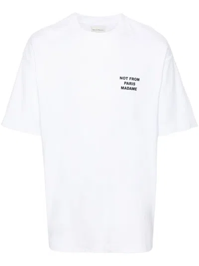 Drôle De Monsieur Drole De Monsieur The Slogan T-shirt In White