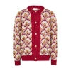 Drôle De Monsieur The Tapisserie Cardigan In Red