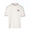 Drôle De Monsieur 'le T-shirt Slogan' White Crewneck T-shirt With Slogan Print On Front And Rear