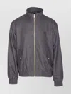 Drôle De Monsieur Grey Trackjacket With Frontal Zip Closure In Gray