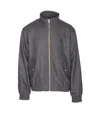 Drôle De Monsieur Grey Trackjacket With Frontal Zip Closure In Gray