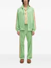 Drôle De Monsieur Tresse Track Pants In Green