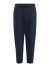 Drôle De Monsieur Drole De Monsieur Le Pantalon Signature Cargo In Blue