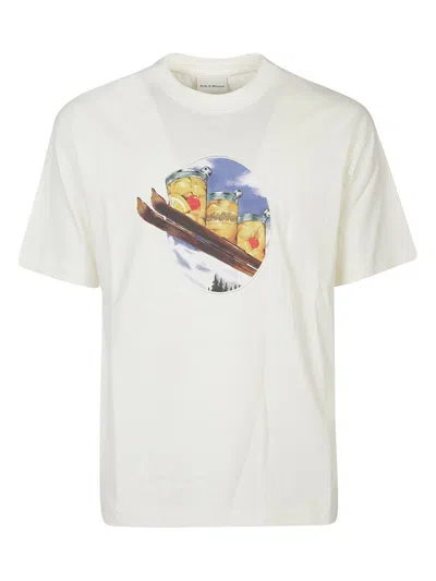 Drôle De Monsieur Graphic-print T-shirt In White
