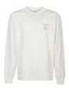 Drôle De Monsieur Long-sleeve T-shirt In White