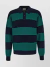 Drôle De Monsieur Two-tone Wool And Cotton Sweater