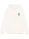 Drôle De Monsieur Hooded Sweatshirt With Logo And Pouch Pocket In 中性色