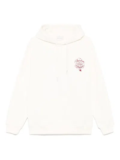 Drôle De Monsieur Vignes Hoodie Mit Slogan In Nude