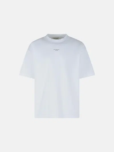 Drôle De Monsieur White Cotton T-shirt