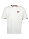 Drôle De Monsieur 'le T-shirt Slogan' White Crewneck T-shirt With Slogan Print On Front And Rear In White