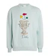 Drôle De Monsieur Wool-cotton Vase Sweater In Blue