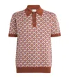 Drôle De Monsieur Drole De Monsieur Le Polo Maille Tapisserie In Brown