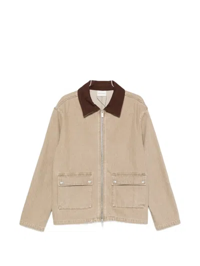 Drôle De Monsieur Zip-fastening Long-sleeve Jacket In Neutral