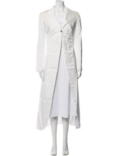 Pre-owned Drome Coat In White