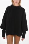 DROME EXTRAFINE MERINO WOOL AND CASHMERE TURTLE-NECK SWEATER