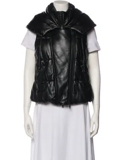 Pre-owned Drome Leather Vest In Black