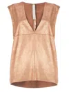 Drome Sleeveless Top In Brown
