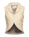 Drome Woman Suit Jacket Beige Size L Lambskin In Beige