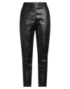 Drome Woman Pants Black Size M Lambskin In Black