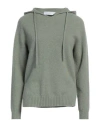 Drome Woman Sweater Sage Green Size Xs Wool In Sage Green