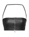 Drome Woman Top Black Size S Lambskin