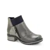 Dromedaris Women's Kihana Metallic Ankle Boot In Slate In Gray