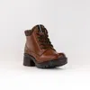 Dromedaris Women'skarlie Lace-up Ankle Boot In Cognac/leo Cognac In Brown