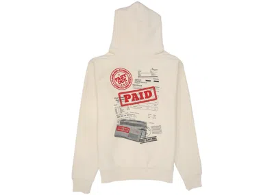 Pre-owned Dropx™ Exclusive: Men's  Cashnasty Bills Paid Hoodie In Bone