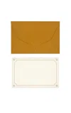 D.rosi Set-of-8; Luci Envelope & Notecard Set In Yellow