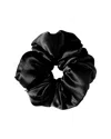 Drowsy 22 Momme Silk Pillow Scrunchie In Black
