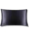 Drowsy 22 Momme Silk Pillowcase In Black