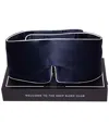 Drowsy 22 Momme Silk Pipe Dreams Sleep Masks In Blue