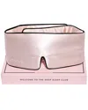 Drowsy 22 Momme Silk Pipe Dreams Sleep Masks In Neutral