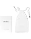 Drowsy 22 Momme Silk Pouch In White
