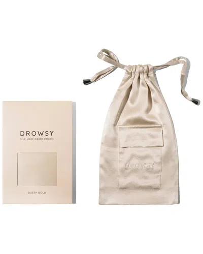 Drowsy 22 Momme Silk Pouch In Neutral