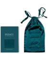Drowsy 22 Momme Silk Pouch In Green